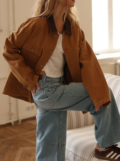 Oh What Fun Michelle Pfeiffer Cotton Jacket Brown