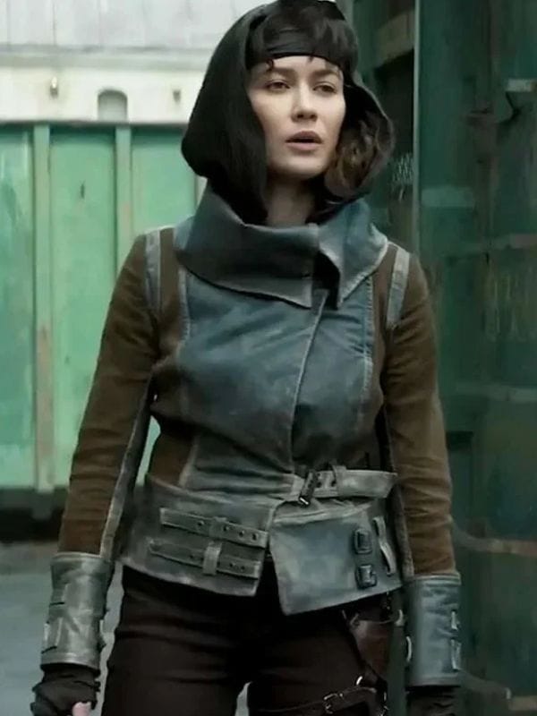 Olga Kurylenko Afterburn 2025 Leather Jacket