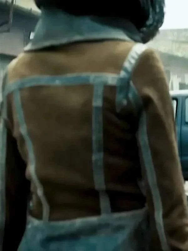 Olga Kurylenko Afterburn 2025 Leather Jacket