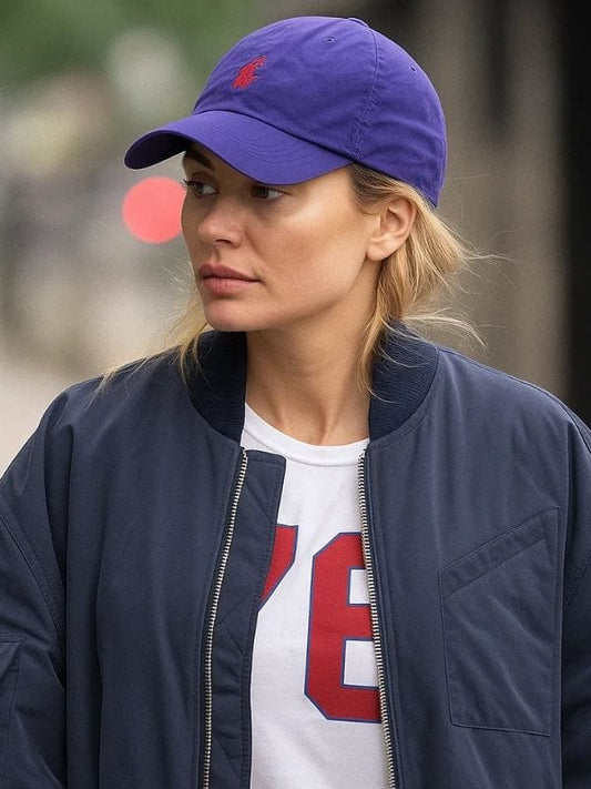 Olivia Attwood Price of Perfection Oversize Jacket Blue