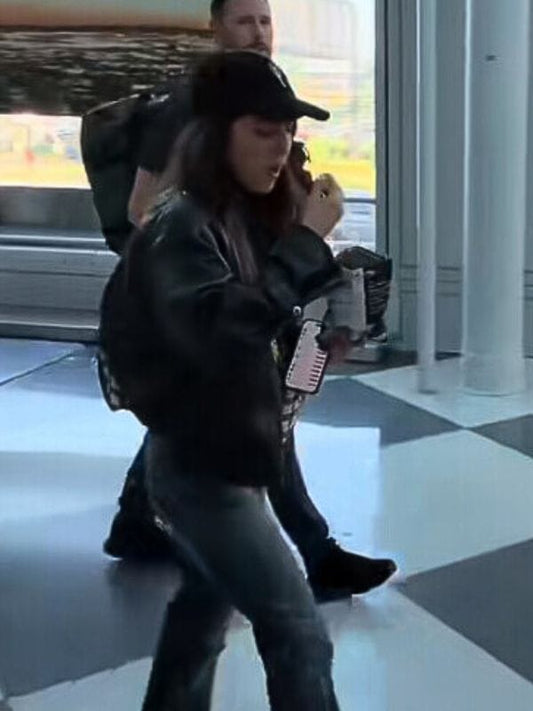 Olivia Rodrigo Chicago 2026 Leather Jacket Black
