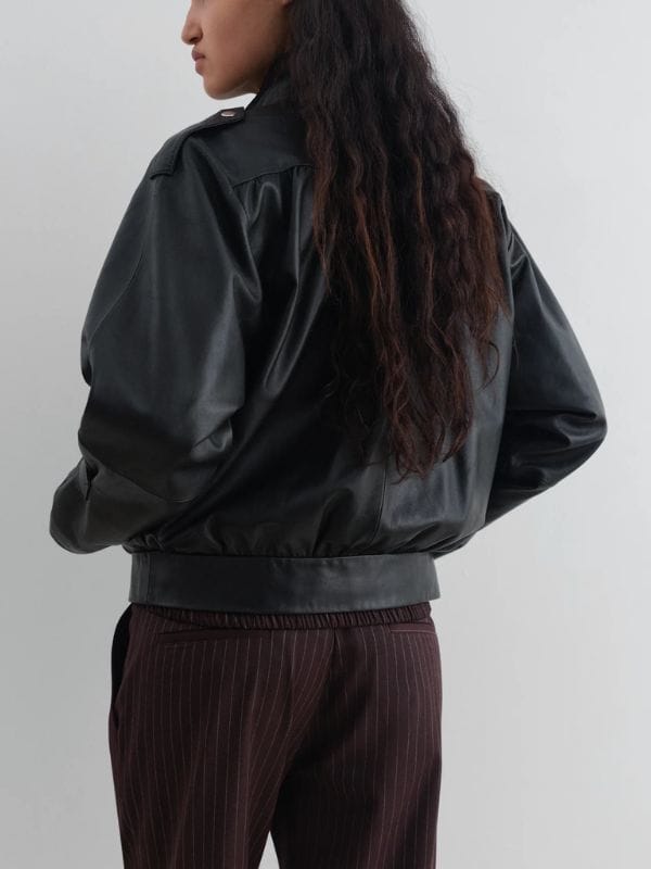 Olivia Rodrigo Chicago 2026 Leather Jacket Black