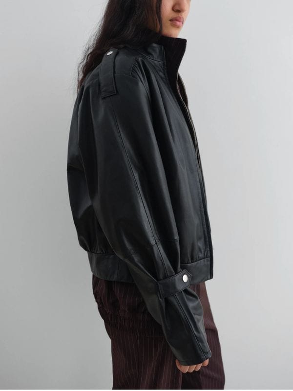 Olivia Rodrigo Chicago 2026 Leather Jacket Black