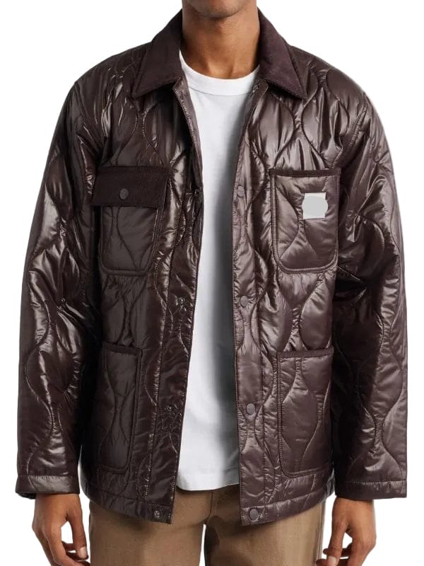 On The Chi S08 Bakari’s Brown Quilted Jacket