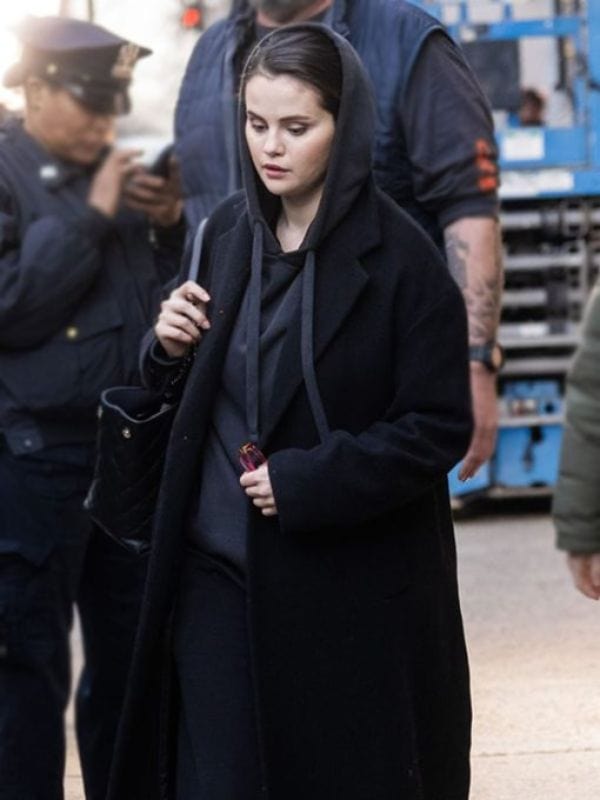 Only Murders In The Building Mabel Mora Black Long Coat Only Murders In The Building Mabel Mora Black Long Coat