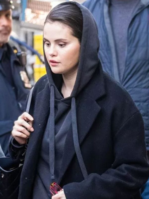 Only Murders In The Building Mabel Mora Black Long Coat Only Murders In The Building Mabel Mora Black Long Coat