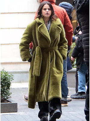 Only Murders In The Building Mabel Mora Green Fur Coat