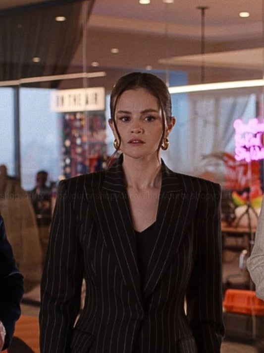 Only Murders in the Building S05 Mabel Mora Pinstriped Blazer