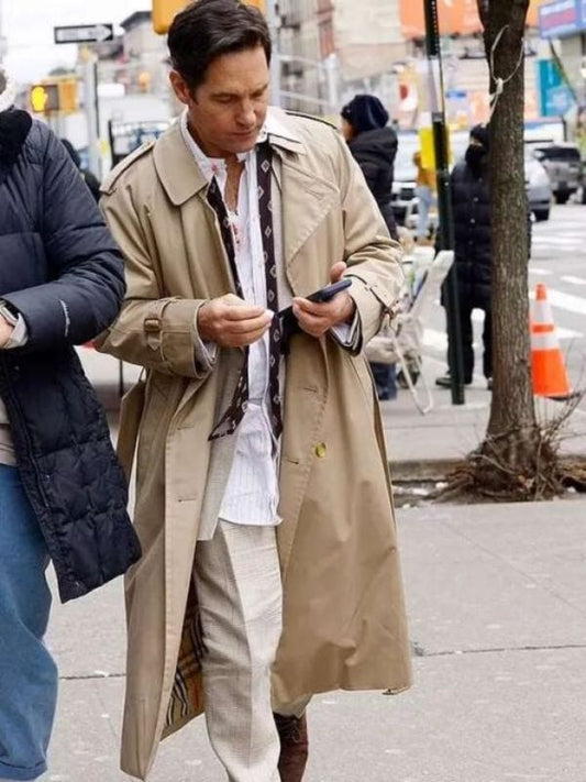 Only Murders In The Building S03 Ben Glenroy Beige Trench Coat