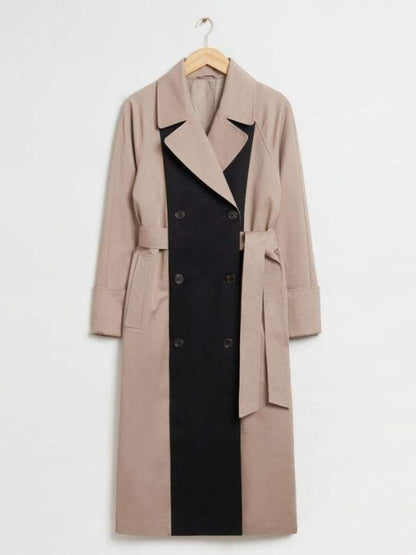 Only Murders In The Building S03 Mabel Mora Two Tone Trench Coat
