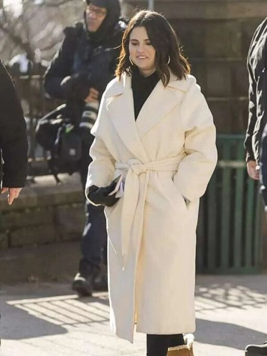 Only Murders In The Building S03 Mabel Mora White Trench Coat Only Murders In The Building S03 Mabel Mora White Trench Coat