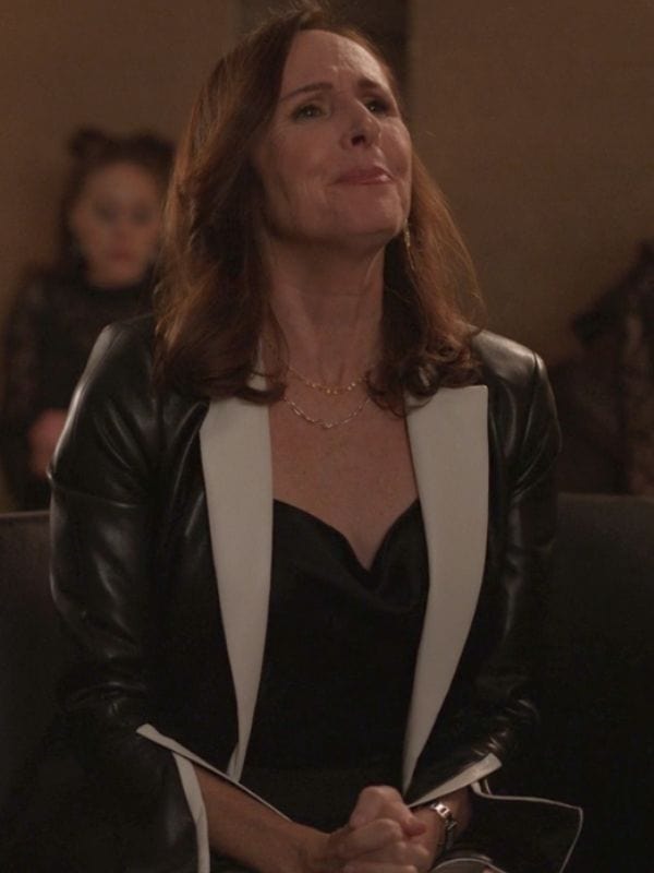 Only Murders in the Building S04 Bev Melon Leather Blazer Only Murders in the Building S04 Bev Melon Leather Blazer