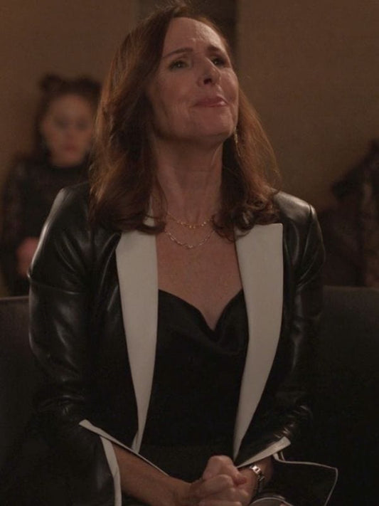 Only Murders in the Building S04 Bev Melon Leather Blazer Only Murders in the Building S04 Bev Melon Leather Blazer