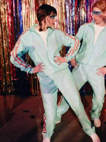 Opalite Taylor Swift Sequin Mint Green Tracksuit