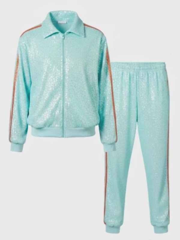 Opalite Taylor Swift Sequin Mint Green Tracksuit