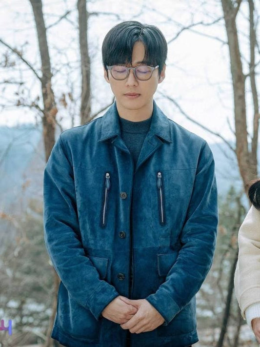 Our Movie S01 Namgoong Min Blue Suede Jacket