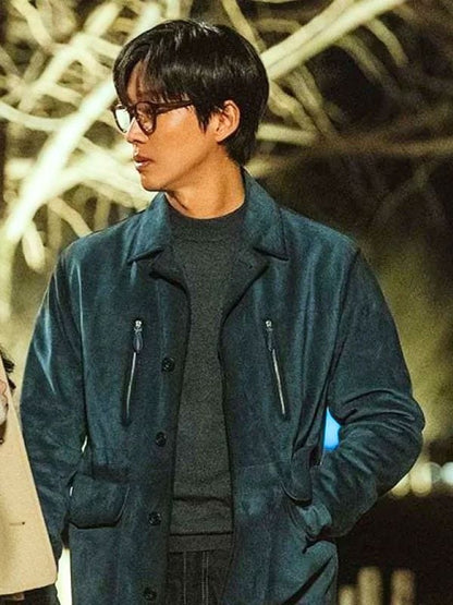 Our Movie S01 Namgoong Min Blue Suede Jacket