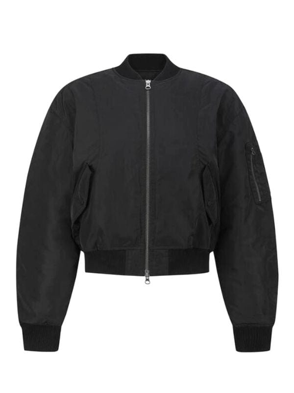 Our Unwritten Seoul S01 Park Bo-Young Bomber Jacket Black