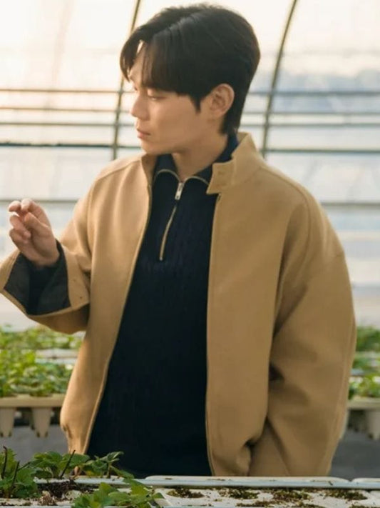 Our Unwritten Seoul S01 Ryu Kyung-soo Brown Jacket
