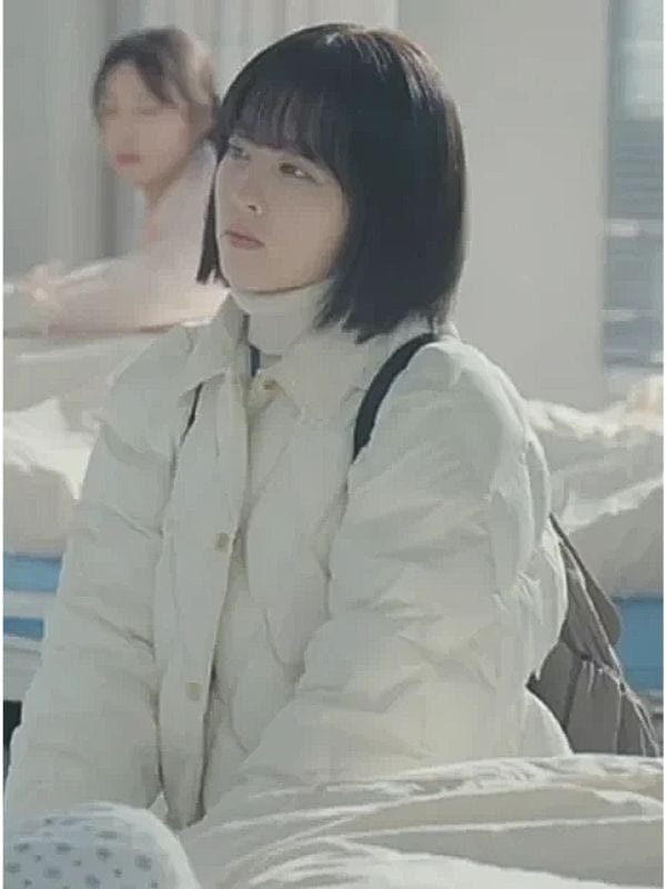 Our Unwritten Seoul S01 Yoo Mi-ji Quilted Jacket Off White
