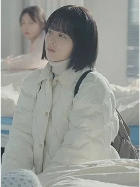Our Unwritten Seoul S01 Yoo Mi-ji Quilted Jacket Off White