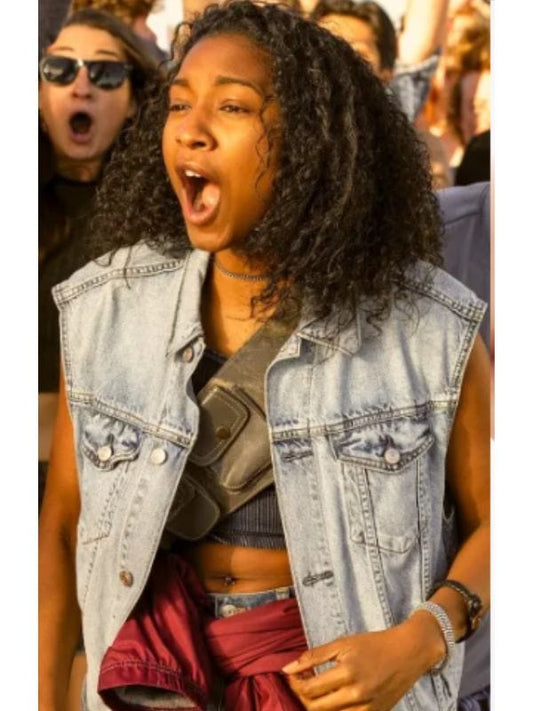 Carlacia Grant Outer Banks S04 Cleo Denim Vest
