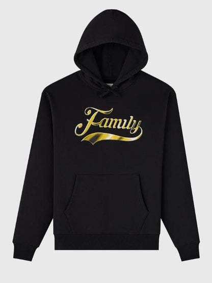 OVO Chrome Family Hoodie Black and Blue