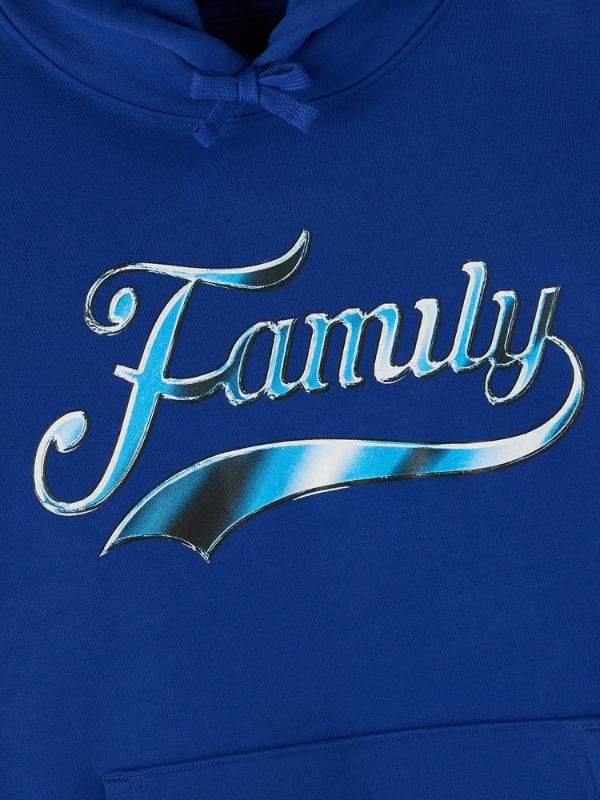 OVO Chrome Family Hoodie Black and Blue