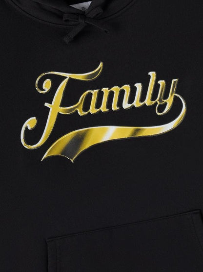 OVO Chrome Family Hoodie Black and Blue