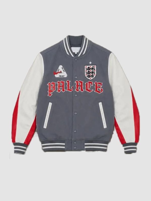 Palace x Nike England Varsity Jacket Grey – Winter Whirl