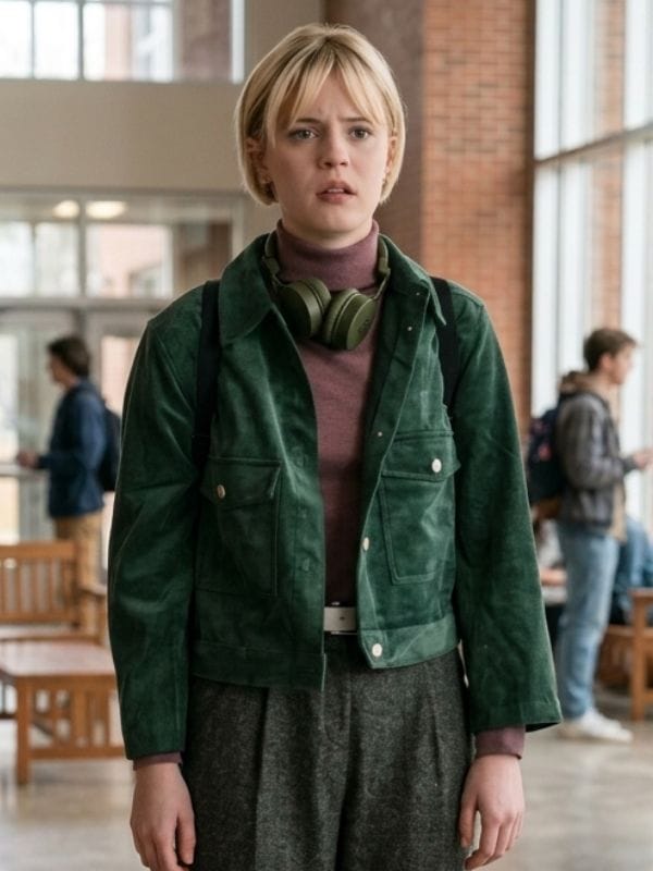 Patience S01 Ella Maisy Purvis Corduroy Jacket Green