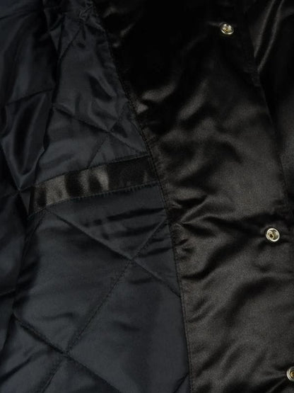 Patta Classic Satin Bomber Jacket Black