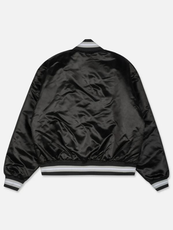 Patta Classic Satin Bomber Jacket Black