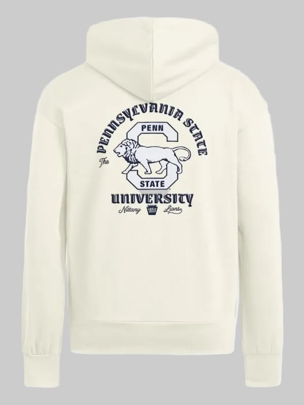 Adidas Penn State Premium Hoodie Off White