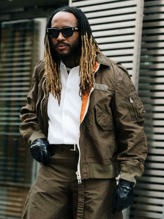 PFW 2026 Thundercat Bomber Jacket Khaki