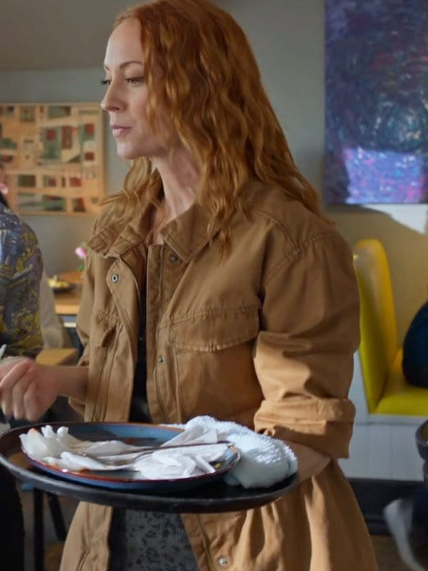 Phyllis Diaz Murder In A Small Town S01 Brown Jacket Phyllis Diaz Murder In A Small Town S01 Brown Jacket