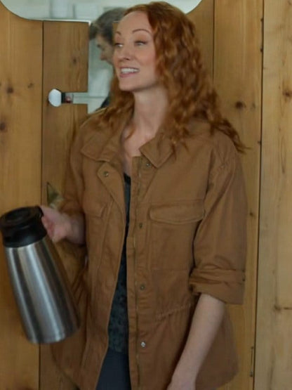 Phyllis Diaz Murder In A Small Town S01 Brown Jacket Phyllis Diaz Murder In A Small Town S01 Brown Jacket