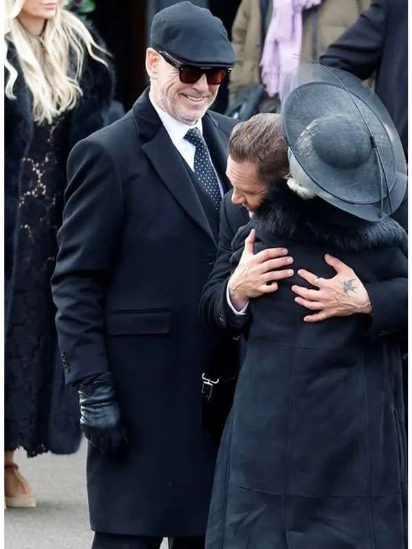 Pierce Brosnan MobLand 2025 Black Coat