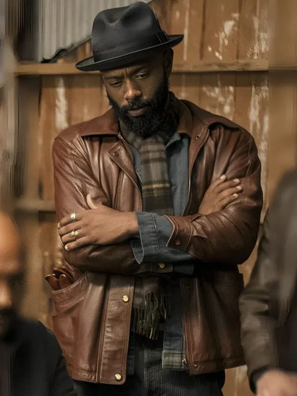 Play Dirty 2025 LaKeith Stanfield Brown Jacket