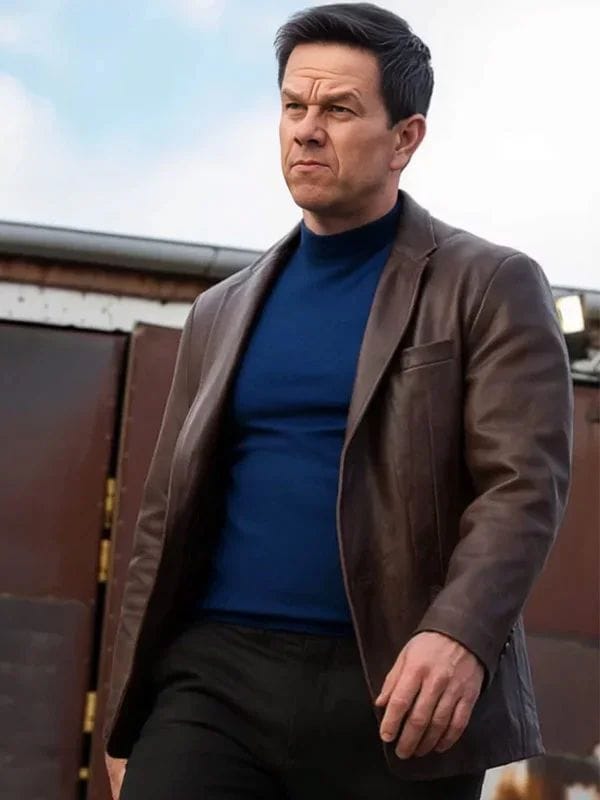 Play Dirty 2025 Mark Wahlberg Brown Blazer