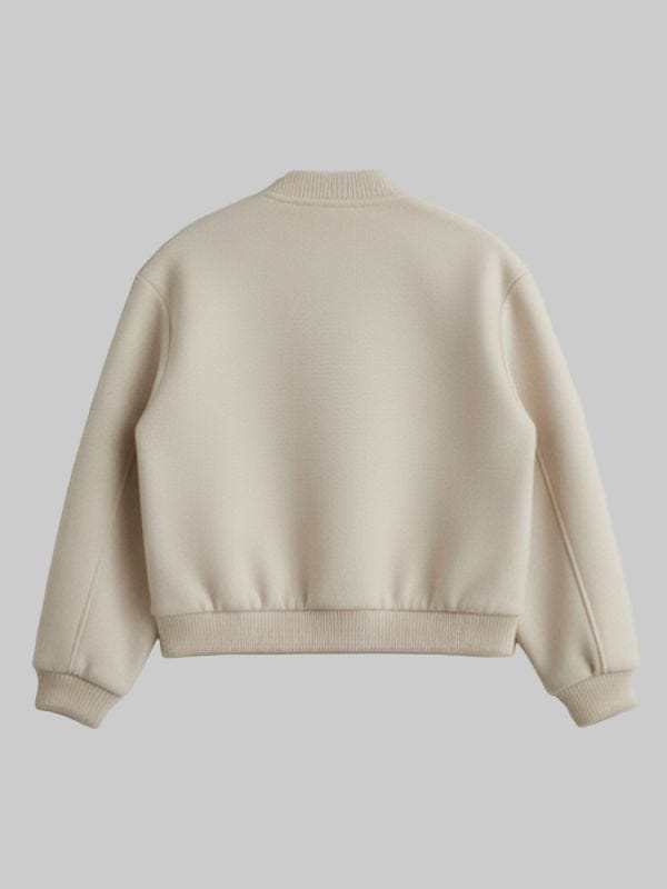 Play Dirty 2025 Rosa Salazar Bomber Jacket Beige