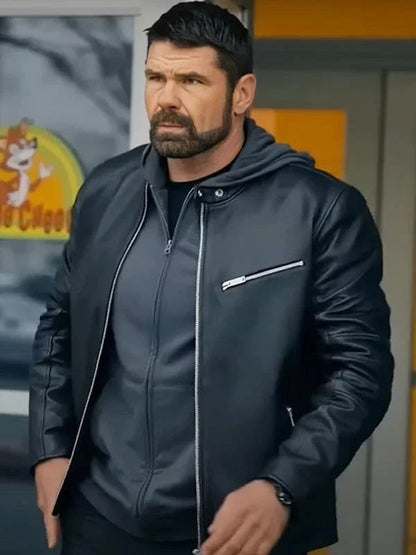 Playdate 2025 Jason William Day Leather Jacket Black