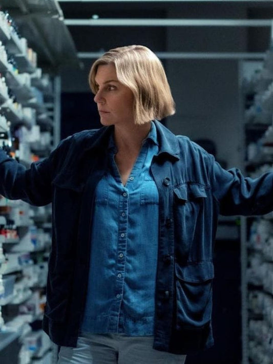 Pluribus Carol Blue Cotton Jacket