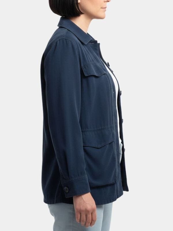 Pluribus Carol Blue Cotton Jacket