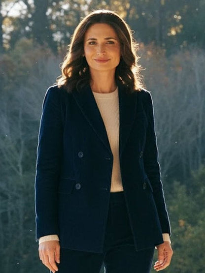 Pluribus S01 Karolina Wydra Corduroy Blazer Blue