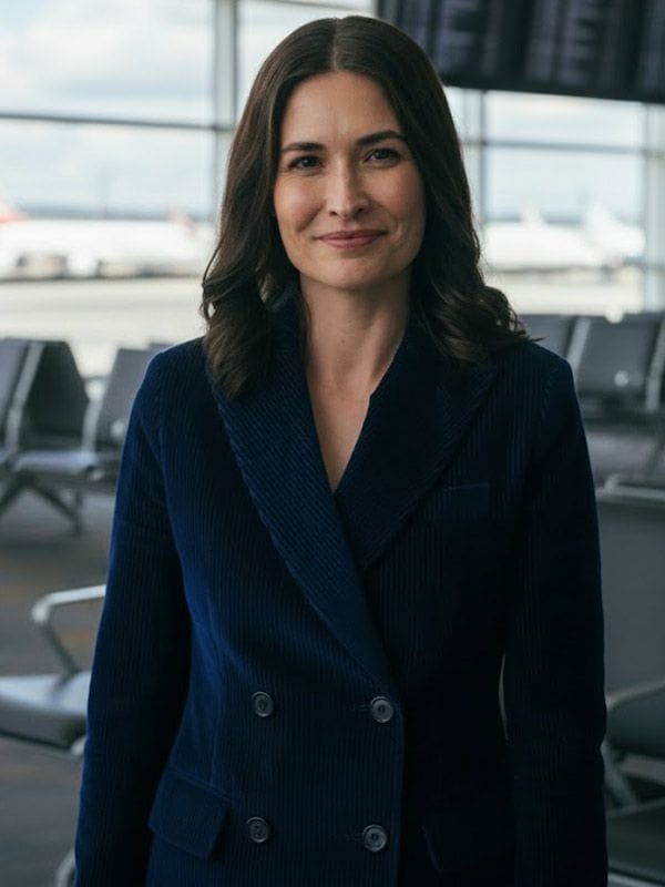 Pluribus S01 Karolina Wydra Corduroy Blazer Blue