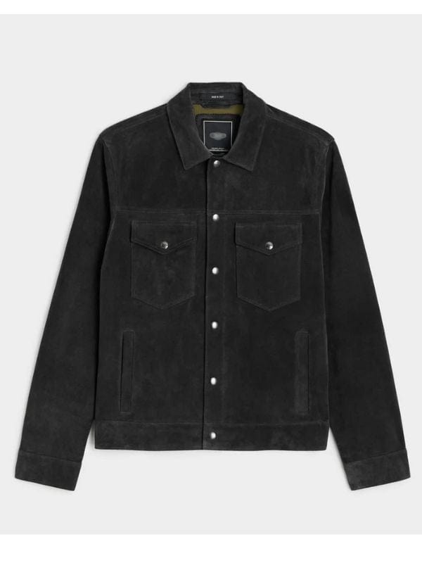 Poppas House S01 Damon Wayans Jr. Black Suede Jacket Poppas House S01 Damon Wayans Jr. Black Suede Jacket