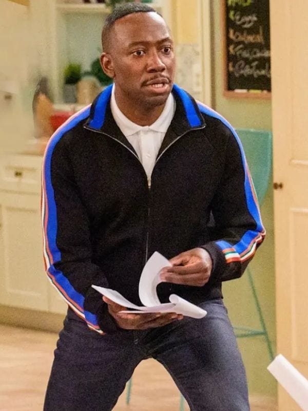 Poppas House S01 Lamorne Morris Track Jacket Black