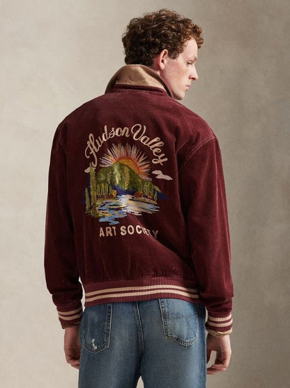 Power Ballad Nick Jonas Corduroy Jacket Maroon