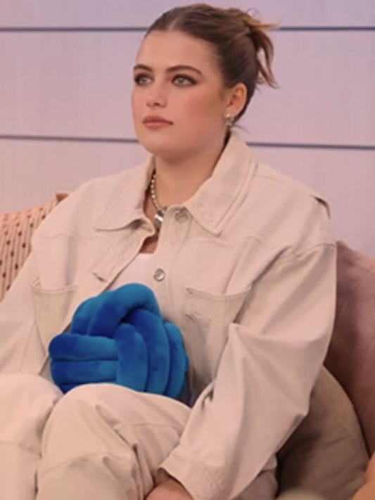 Press Junket S01 Ella Bright Off White Jacket